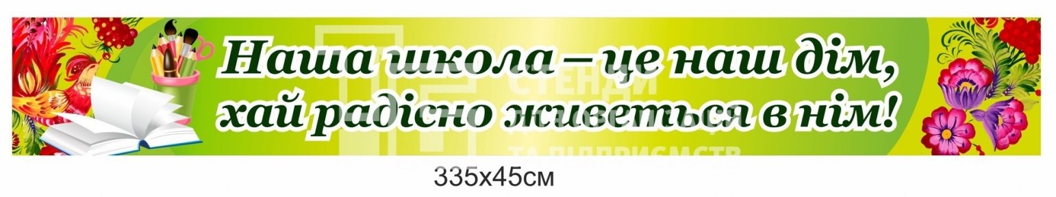 Шкільний банер 
