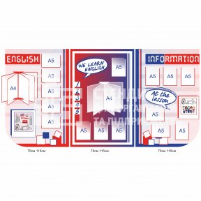 Стенди для класу англійської мови