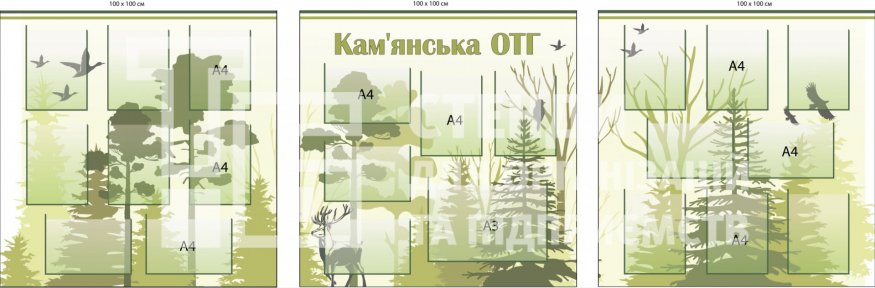 Комплект стендів для ОТГ