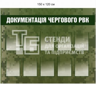 Стенд «Документація чергового КПП»