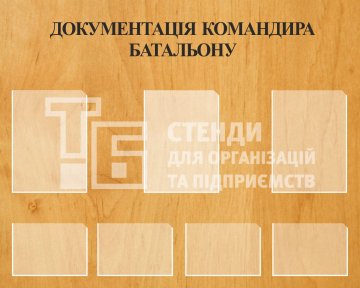 Стенд «Документація командира»