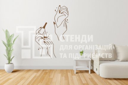 Декоративне оформлення студії «Манікюр»