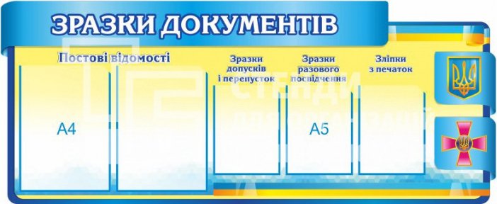 Военный стенд 