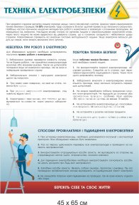 Стенд з техніки безпеки