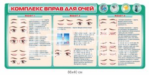 Комплекс вправ для очей