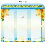 Виховна та позакласна робота стенд