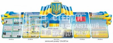 Набір патріотичних стендів для військової частини