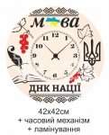 Стенд з годинником 