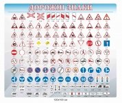 Дорожні знаки - стенд для автошколи