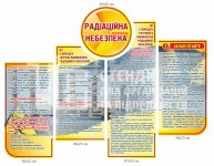 Стенд з радіаційної безпеки
