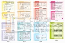 Стенди з формулами в клас математики