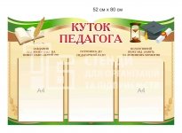 Куток педагога стенд